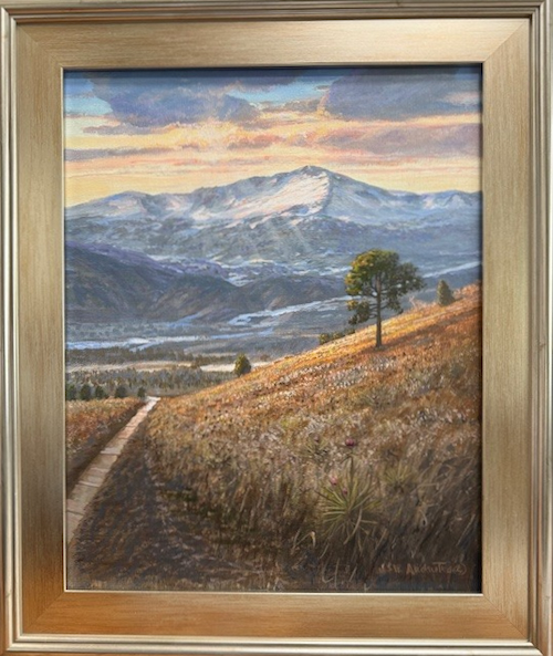 Click to view detail for Pikes Peak from Meadow Ridge  20x16 $2450